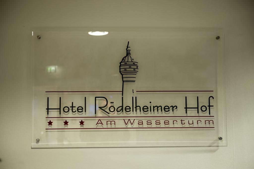 Hotel Roedelheimer Hof - Am Wasserturm Frankfurt am Main Exterior foto